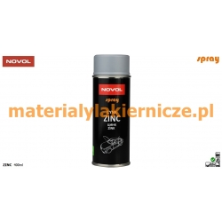 NOVOL SPRAY ZINC 400ml materialylakiernicze.pl